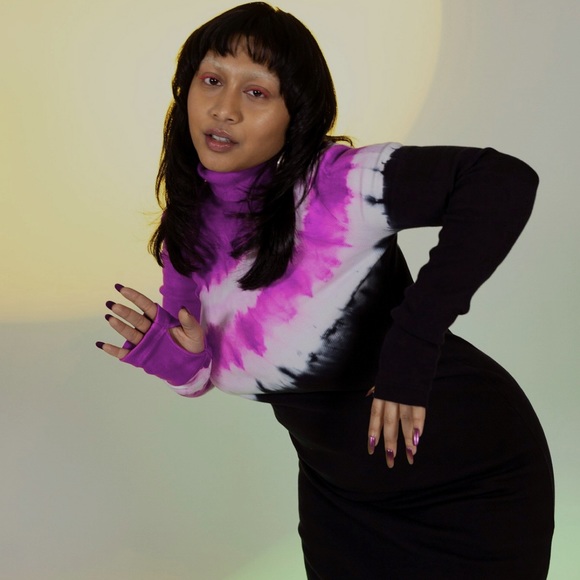 Abacaxi Winter Turtleneck Dress S - Picture 3 of 7